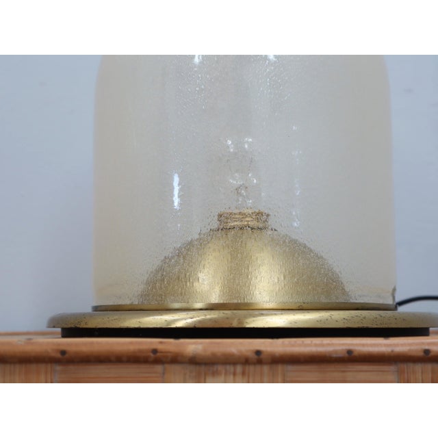 Dome Lamps in Pulegoso Glass and Gilded Brass from La Murrina, 1970s, Set of 2 For Sale - Image 11 of 14