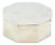 Octagonal Box in Silver For Sale
