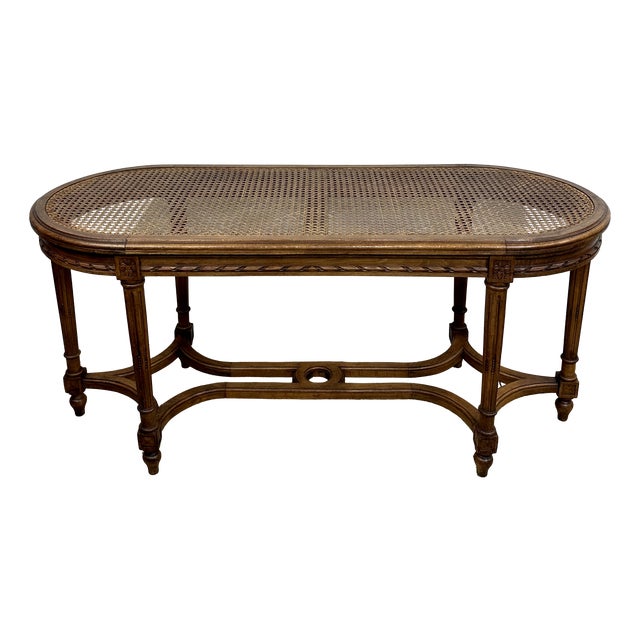 Louis XVI Style Piano Bench in Walnut, 1890s For Sale
