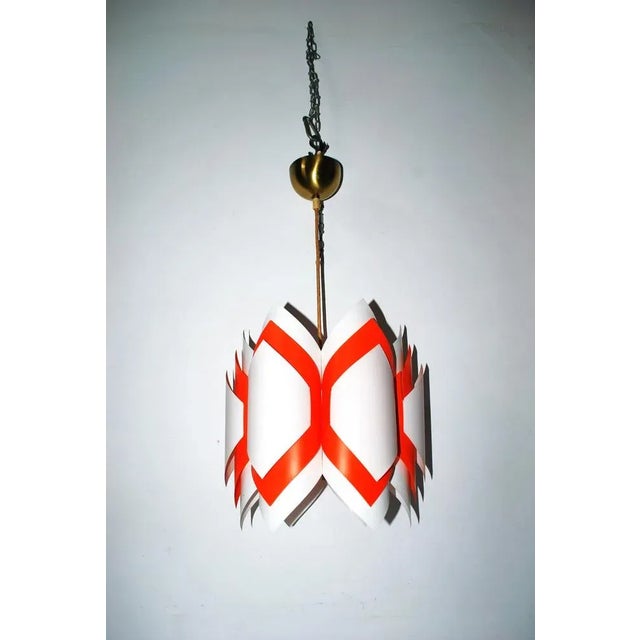 Plastic Balett Pendant Lamp, Denmark, 1972 For Sale - Image 3 of 8