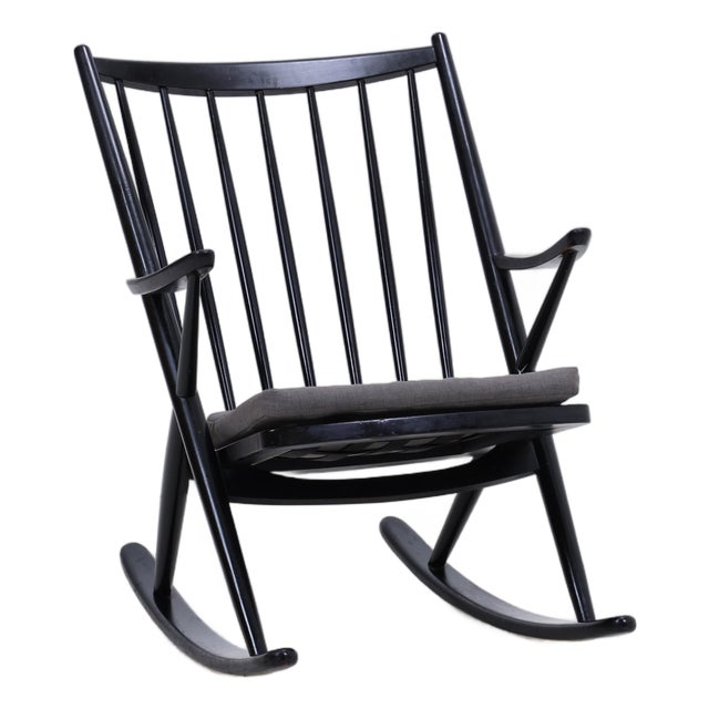 Vintage Model 182 Rocking Chair by Frank Reenskaug for Bramin For Sale