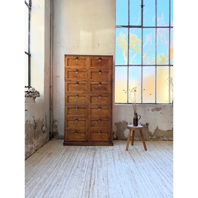 Vintage Drop-Down Trade Cabinet, 1950 For Sale - Image 4 of 18