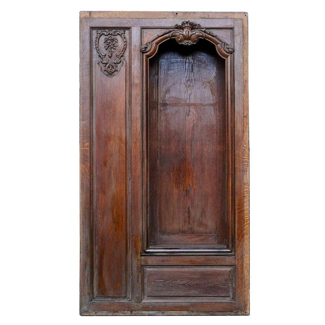 Antique French Paneling - Louis Xv Style - Carved Oak - Ten Piece Set For Sale - Image 9 of 12