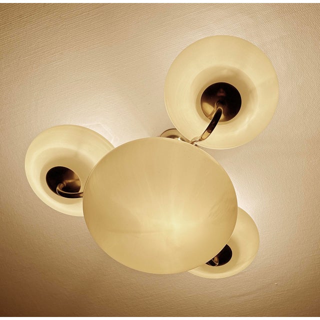 Art Deco Pendant Light in Glass, 1930s For Sale - Image 18 of 18