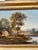 A charming pair of 19th-century French landscape oil paintings acquired in France, each depicting tranquil pastoral scenes...