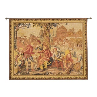 Paie Des Moissonneurs Silkscreen Tapestry - 168 X 213 Cm (5'6" X 7'0") - Requires Rod Size 5 For Sale