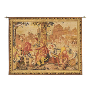 Paie Des Moissonneurs Silkscreen Tapestry - 168 X 213 Cm (5'6" X 7'0") - Requires Rod Size 5