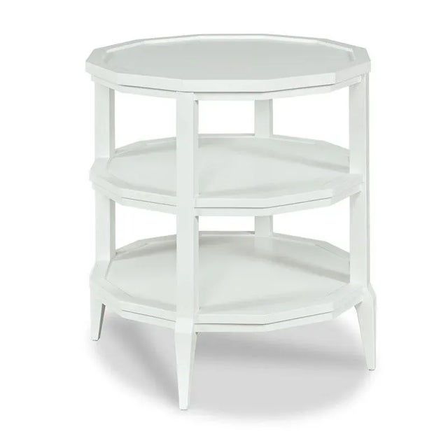 French Woodbridge Furniture Wye Tier Table For Sale - Image 3 of 3