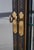 Wood Vintage Ebony Painted Wood & Glass Chinoiserie Display Cabinet For Sale - Image 7 of 12