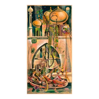 'Beneath the Stars' by Leon D'Usseau, Lovers, Moghul, Isfahan, Chouinard, Los Angeles County Museum of Art, Dallas Museum For Sale