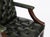 Vintage English Green Gainsborough Leather Desk Chairs, Set of 2 For Sale - Image 11 of 15