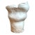 Vintage Biomorphic Sculptural White Ceramic Vase For Sale - Image 14 of 14