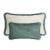 The contrasting chromatic scheme characterizing this cushion lends it a distinct luxe yet restrained allure. It features...