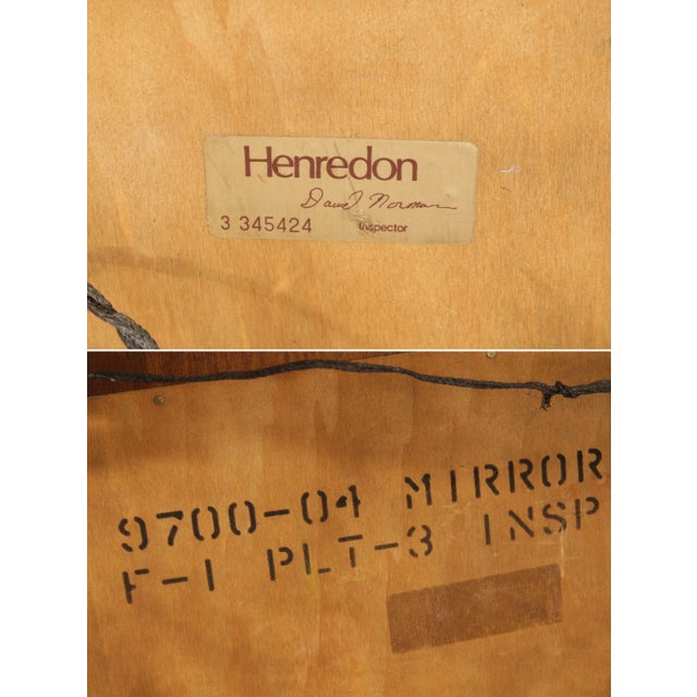 Henredon Chippendale Style Carved Mahogany 'Aston Court' Mirror For Sale - Image 10 of 12