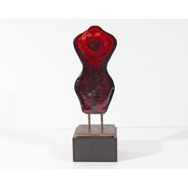 Kjell Engman Kosta Boda Atelier Nude Glass Sculpture For Sale In Indianapolis - Image 6 of 8