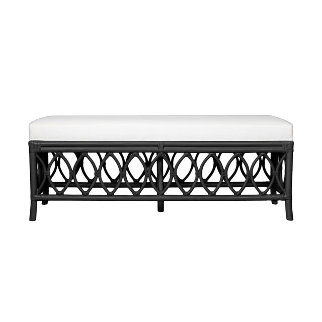 Black Lillian Bench - Black For Sale - Image 8 of 8