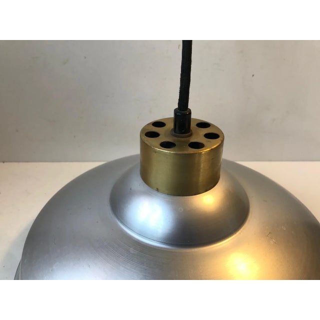 Vintage Danish Industrial Pendant Lamp from NES, 1950s For Sale - Image 6 of 10