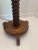 Vintage, French Wooden Corkscrew Floor Lamp For Sale - Image 10 of 11