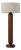 Ciga CL140 Smoked Mahogany Floor Lamp by Jeroen De Ruddere For Sale