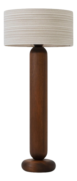Ciga CL140 Smoked Mahogany Floor Lamp by Jeroen De Ruddere