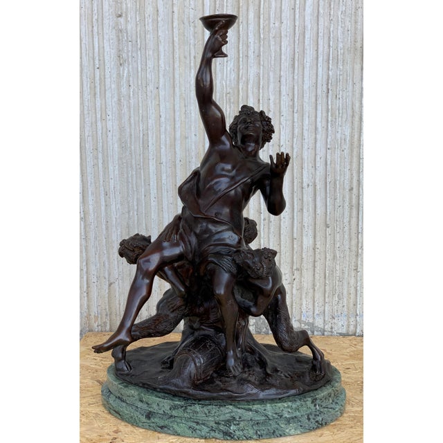 Early 20th Century Cast Bronze Statue of a Cherub Angel Signed by Ferdinando de Luca, Italy For Sale - Image 16 of 18