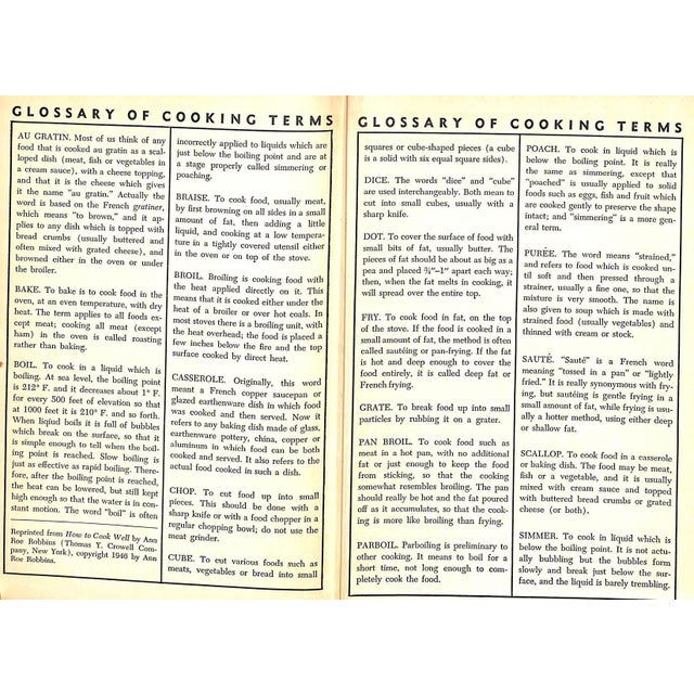 1940s "Cooking for One" 1949 Parker, Elinor For Sale - Image 5 of 9