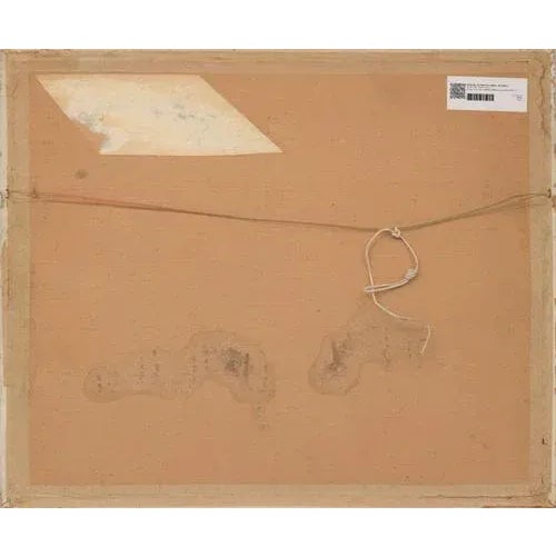 Modern Port Landscape, Oil Painting, 20th Century For Sale - Image 3 of 4