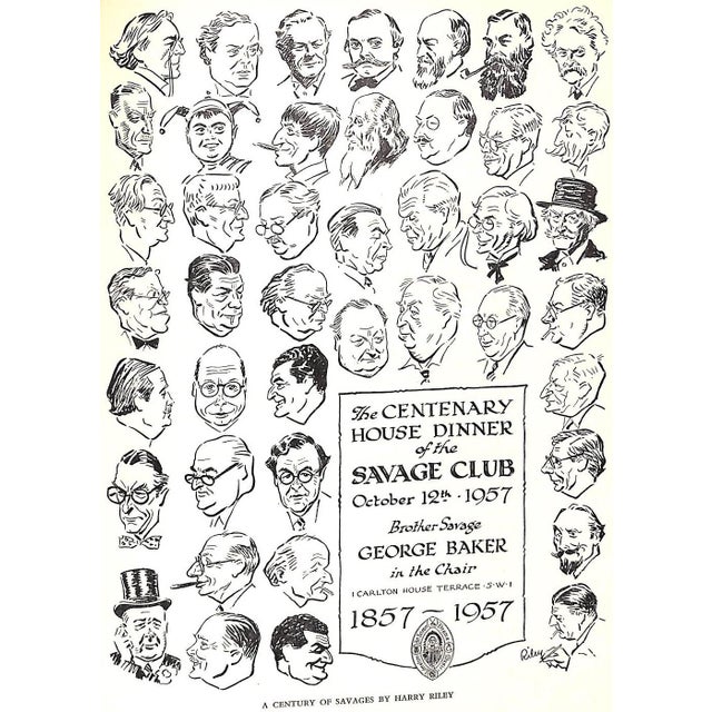 "Brother Savages and Guests: A History of the Savage Club 1857-1957" 1958 Bradshaw, Percy V. For Sale - Image 10 of 12
