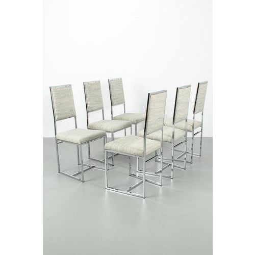 Chrome Chairs, Set of 6 For Sale - Image 11 of 11