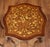 Brown 1990s Pair of French Louis XV Style Mixed Wood Inlaid Ormolu End Tables For Sale - Image 8 of 10