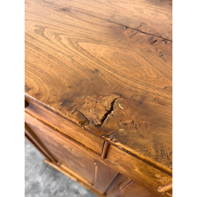 Antique Late 19th Century French Elm Cupboard For Sale - Image 10 of 13