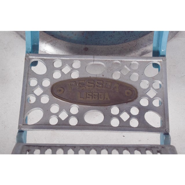 Mid-Century Portuguese Barber Chair, 1950s For Sale - Image 11 of 15