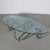 Sculptural tubular chrome free form coffee table with oval glass top. Wonderful vintage condition with glass top showing...