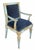 Hendrix Allardyce Neoclassical Venetian Style Giltwood Chair W Mohair - 1 of 2 Available For Sale In Los Angeles - Image 6 of 9