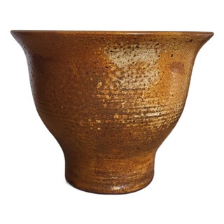 Pyrite Stoneware Salad Bowl by Jacky Coville, 1970 For Sale