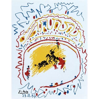 Pablo Picasso, The Little Bullfight, 1958, Original Signed Lithograph For Sale