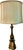 32 inch Vintage Rembrandt light with original working wiring, diffusers, and lamp shades. Solid Brass with white silk...