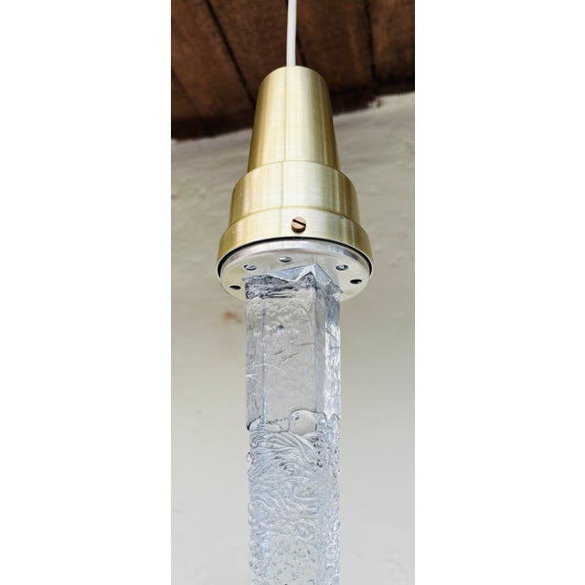 Copper Swedish Saturn Pendant Lamp by Jo Hammerborg for Fog & Mørup, 1960s For Sale - Image 8 of 9