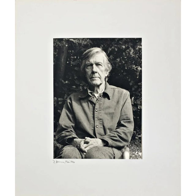 Portrait Photo of John Cage by Rolf Hans, 1990s For Sale - Image 4 of 4