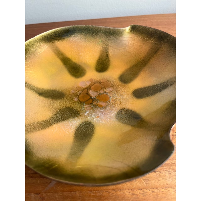 Bovano Bovano Enameled Copper Trinket Tray For Sale - Image 4 of 6