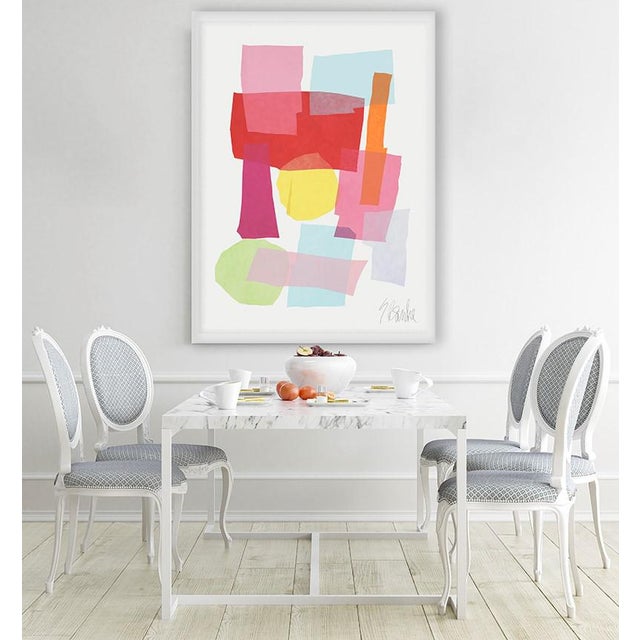 Mid-Century Modern Birthday Cake Fine Art Print 32" X 42" by Liz Roache For Sale - Image 3 of 7
