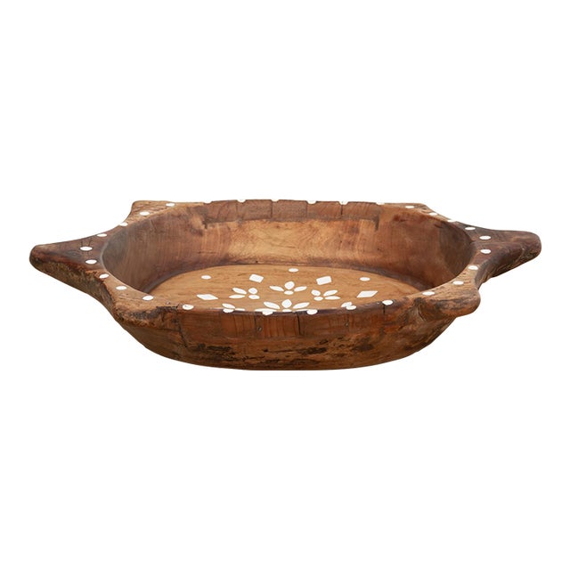 Vintage Global Eclectic Painted Bowl For Sale