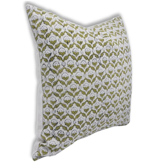 Add a touch of artisanal beauty to your home with this handmade block print cushion cover from Fabdivine. Crafted from...