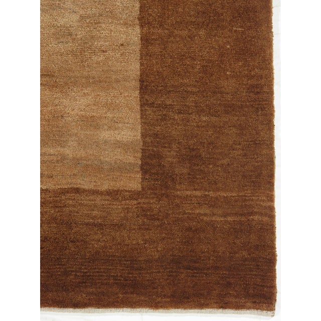Contemporary Hand-Knotted Persian Gabbeh Rug 10'2" X 12'8" For Sale - Image 3 of 5
