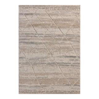 Amber Lewis x Loloi Monty Ivory / Natural 2'-7" x 4' Area Rug For Sale