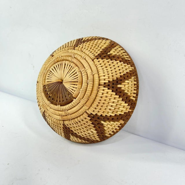African Early 20th Century Zulu Basket South Africa 8inch MATTER COLLECTION For Sale - Image 3 of 6