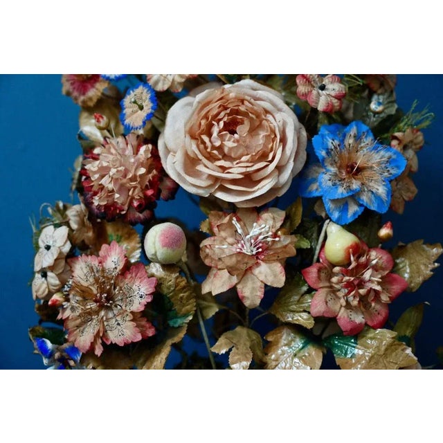 Bridal Globe with Porcelain Bouquet For Sale - Image 4 of 8