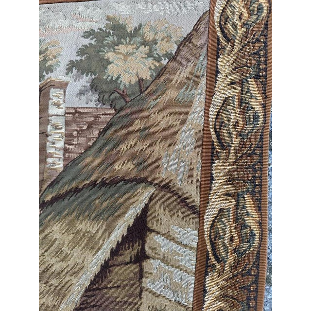 Vintage French Jacquard Tapestry, 1970s For Sale - Image 14 of 18