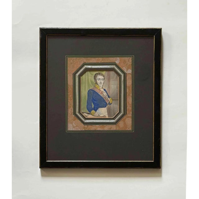 Traditional Antique Etchings (Portraits) - A Pair For Sale - Image 3 of 12