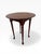 Traditional Late 20th Century Kittinger Colonial Williamsburg Drop Leaf Round Mahogany Table For Sale - Image 3 of 15